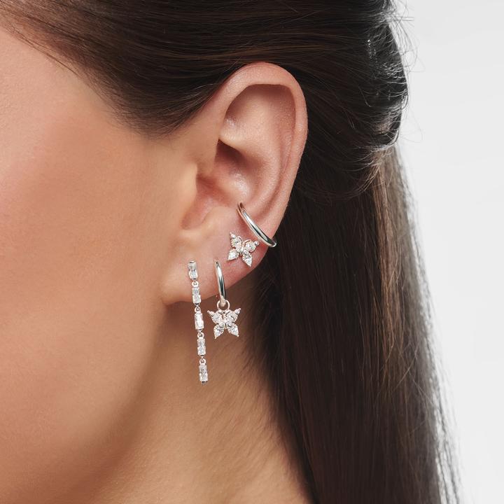Produktbild Thomas Sabo Einzel Ohrstecker Schmetterling weisse Steine (925er Silber)