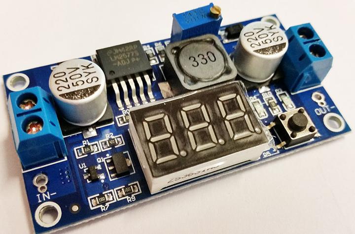 Produktbild LC Technology LM2577 DC-DC-Aufwärtswandler Modul mit LCD-Anzeige