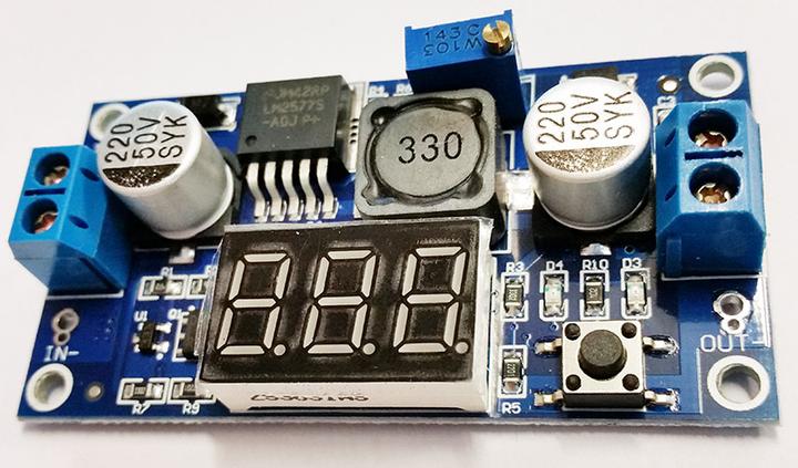 Produktbild LC Technology LM2577 DC-DC-Aufwärtswandler Modul mit LCD-Anzeige