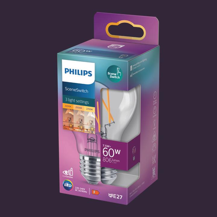 Produktbild Philips Professional LED SceneSwitch (E27, 7.50 W, 806 lm, 1 x, F)