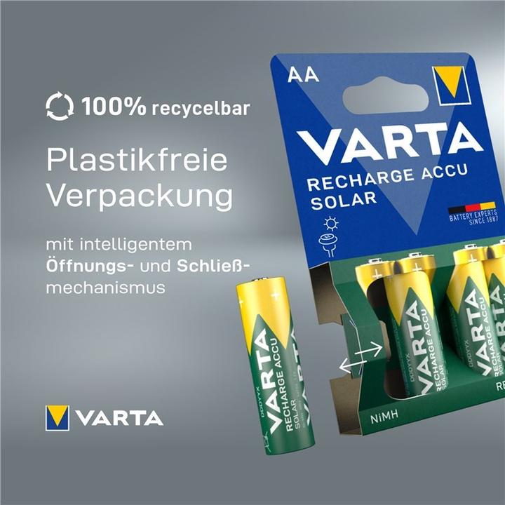 Actual product image Varta Recharge Accu Solar (2 pcs., AAA, 550 mAh)