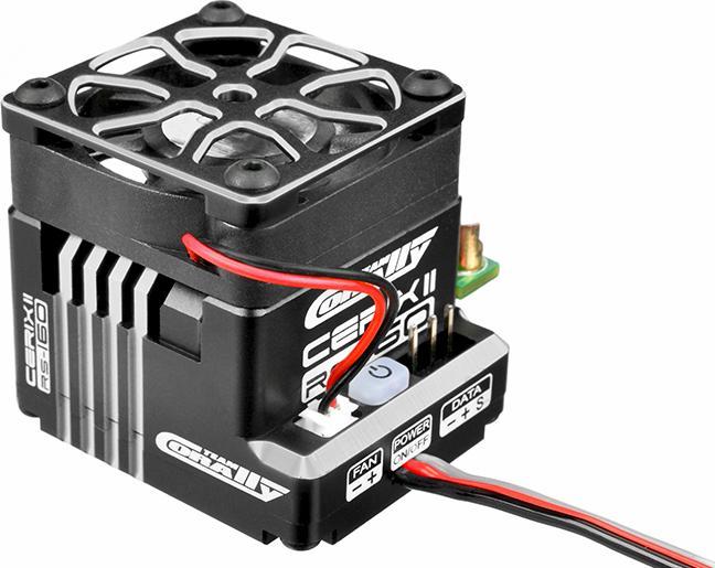 Image du produit Team Corally Cerix II RS-160 "Racing Factory" couleur noir argent 2-3S régulateur BL de compétition pour