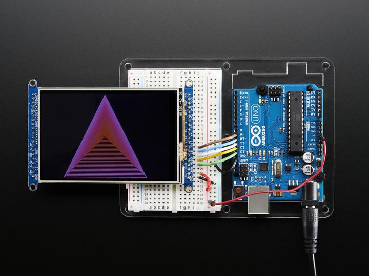 Actual product image Adafruit 3.5" TFT 320x480 Touchscreen w/MicroSD (Various)