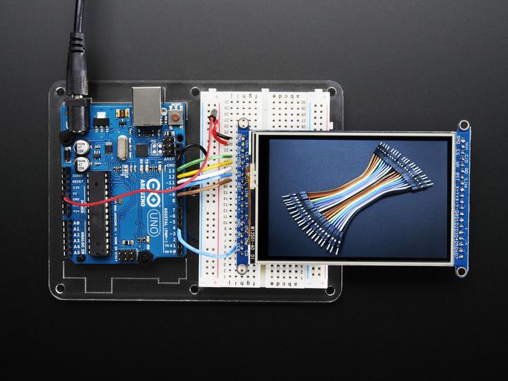 Actual product image Adafruit 3.5" TFT 320x480 Touchscreen w/MicroSD (Various)