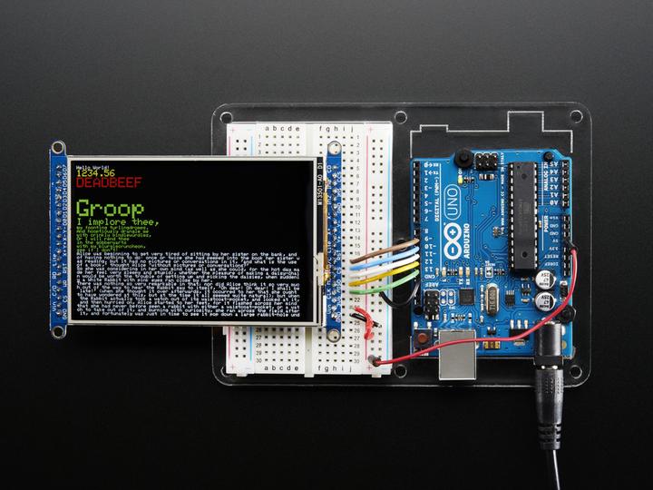 Actual product image Adafruit 3.5" TFT 320x480 Touchscreen w/MicroSD (Various)