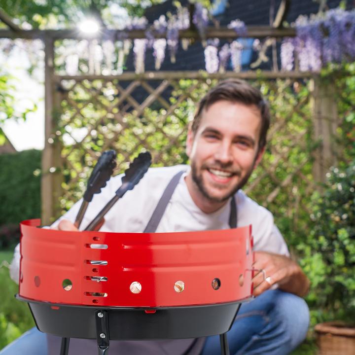 Actual product image Relaxdays Charcoal grill