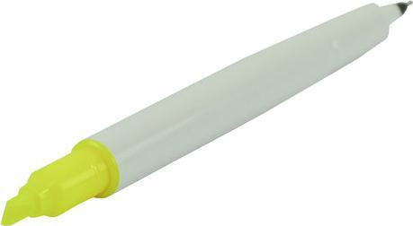 Produktbild Novidarte DOUBLE-WRITER Textmarker-Fineliner (schwarz Fineliner, neon-gelb Textmarker, 1 x)