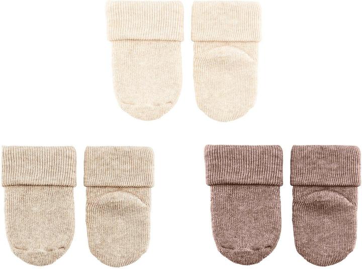 Immagine prodotto Sterntaler Set di 3 calzini uni nature mélange Taglia unica (confezione da 3, Taglia unica)