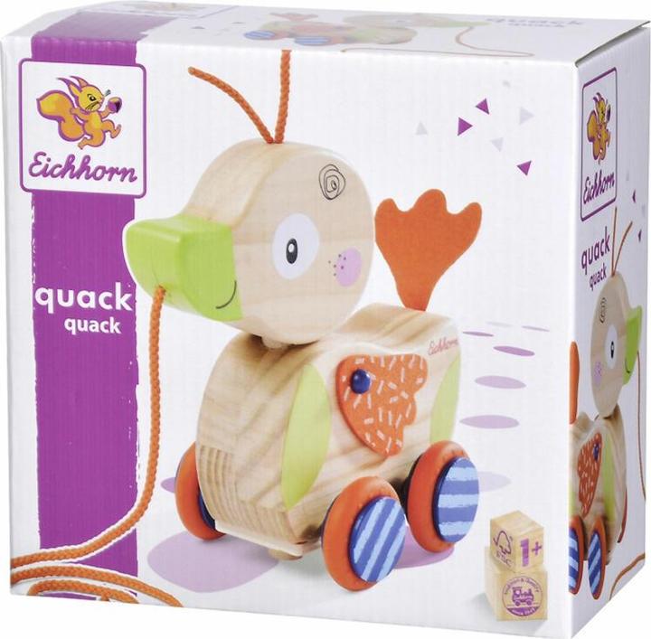 Actual product image Eichhorn Pull-along duck