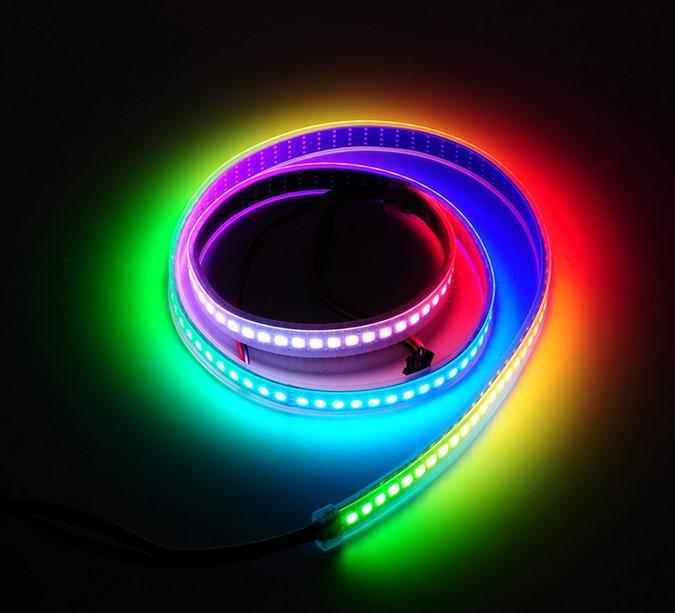Actual product image OEM APA102 (DotStar) LED Strip 144 LED/Meter 1 Meter