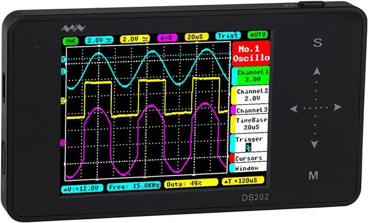 Produktbild MiniDSO DS202 Digitales 2-Kanal Oszilloskop mit Touch