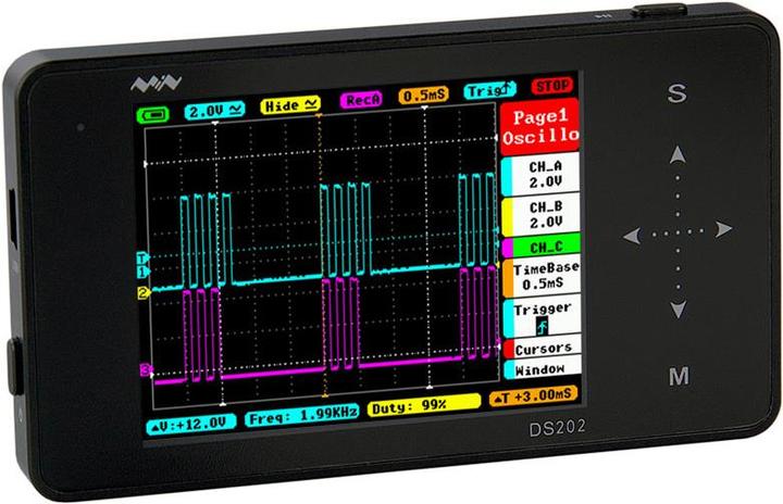 Produktbild MiniDSO DS202 Digitales 2-Kanal Oszilloskop mit Touch