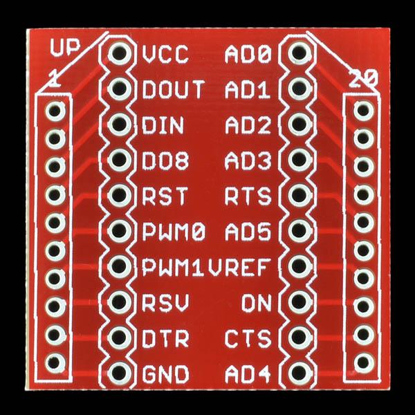 Actual product image SparkFun Breakout board for XBee modules (Power component)