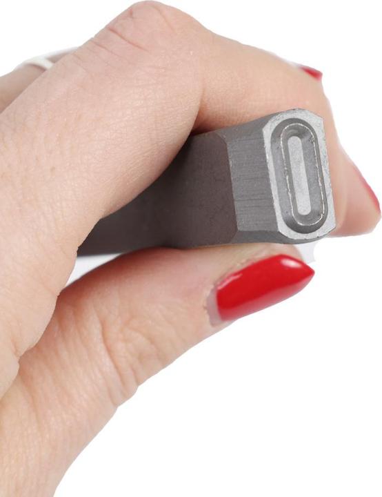 Actual product image Dönges Hand punch set sharpened, 9 pieces, numbers 0-9, character height 6 mm