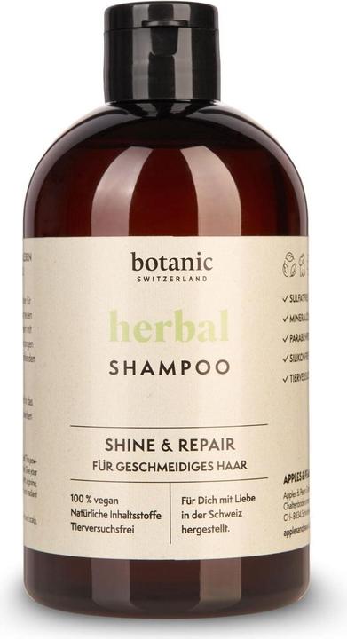 Image du produit Botanic Switzerland herbal | Shampoo für geschmeidiges Haar (500 ml, Shampoing liquide)