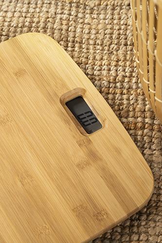 Actual product image Adler Bathroom Bamboo Scale AD 8173 Maximum weight (capacity) 150 kg, Accuracy 100 g (150 kg)
