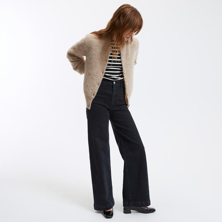 Image du produit La Redoute Collections High-Waist-Jeans (W30/L30)