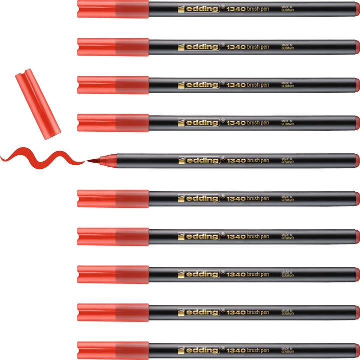 Actual product image Edding Brushpen 1340 (Red, 1 x)