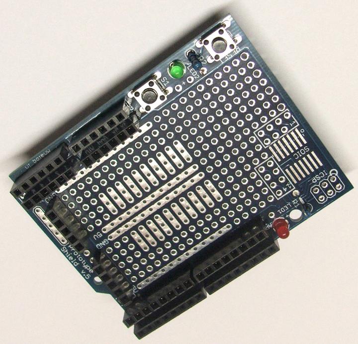 Actual product image Play-Zone Stackable Protoshield V5 for Arduino (Shield)