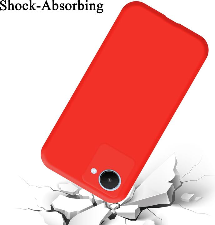Produktbild Cadorabo TPU Liquid Silicone Case Hülle für Realme C30 / Narzo 50i PRIME (Realme Narzo 50i Prime, Nokia C30)