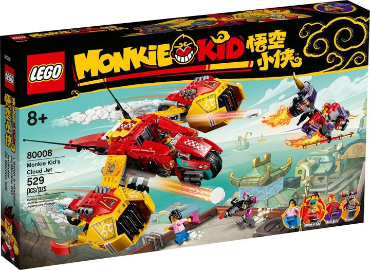 Produktbild LEGO Monkie Kids Wolken-Jet (80008, LEGO Monkie Kid, LEGO Seltene Sets)