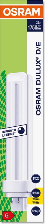 Image du produit Osram Lampe à économie d'énergie (G24q-3, 26 W, 1800 lm, 1 x, G)