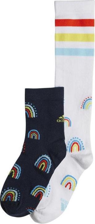 Actual product image adidas Rainbow 2PP socks HN5735 (31 - 33)