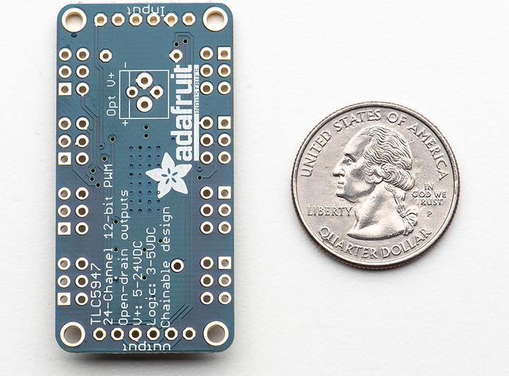 Actual product image Adafruit 24-Channel 12-bit PWM LED Driver TLC5947 (SPI) (Various)