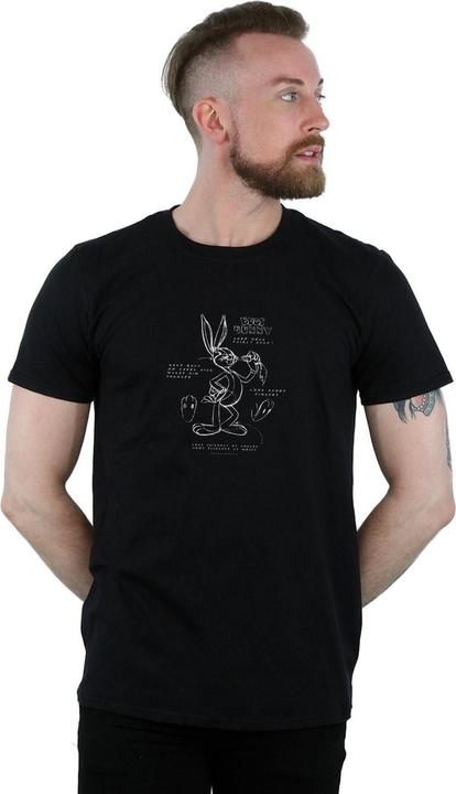 Image du produit Looney Tunes - T-shirt BUGS BUNNY DRAWING INSTRUCTION - Homme (L)