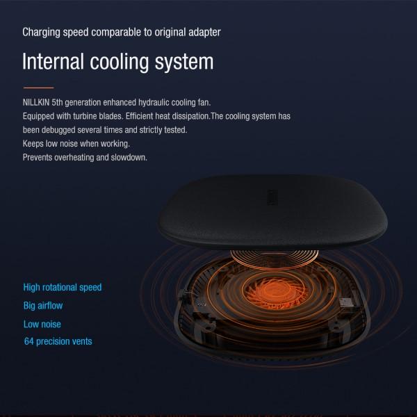 Actual product image Nillkin PowerChic Pro Series Qi Wireless Fast Charger (15 W)