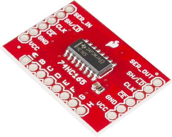 Actual product image SparkFun Shift-In Breakout SN74HC165 (Various)