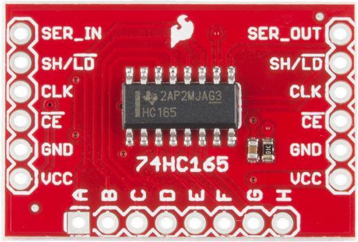 Actual product image SparkFun Shift-In Breakout SN74HC165 (Various)