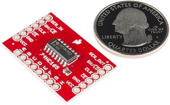 Actual product image SparkFun Shift-In Breakout SN74HC165 (Various)