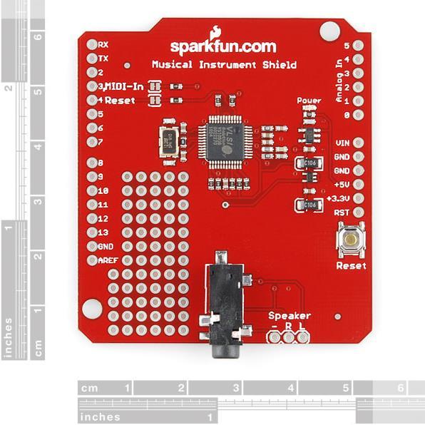 Actual product image SparkFun Music Instrument Shield (Shield)