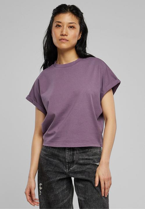 Produktbild Urban Classics Ladies Short Pigment Dye Cut On Sleeve Tee (M)