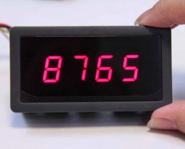 Actual product image OEM 4 Chars 7-segment display in housing with 74HC595 drivers (Timepiece)