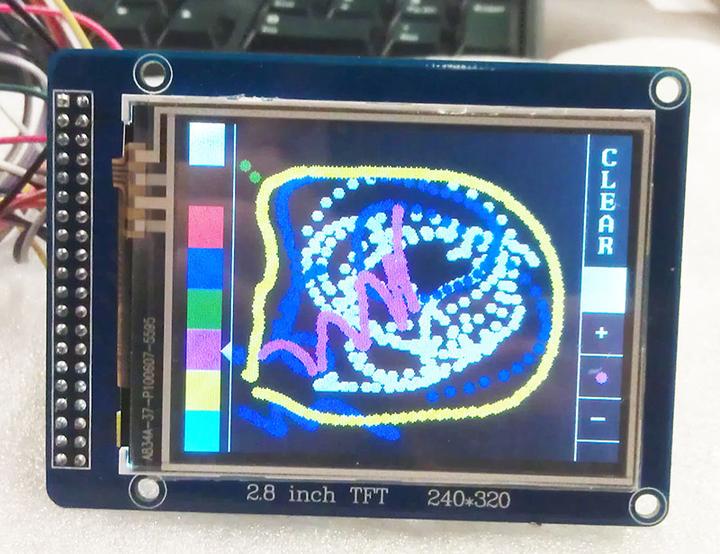 Produktbild OEM 2.8" TFT Display mit Touch und SD ILI9325C 3.3V