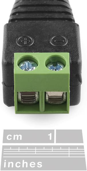 Actual product image SparkFun DC Power Adapter Female 2.1mm Female to Terminal Block