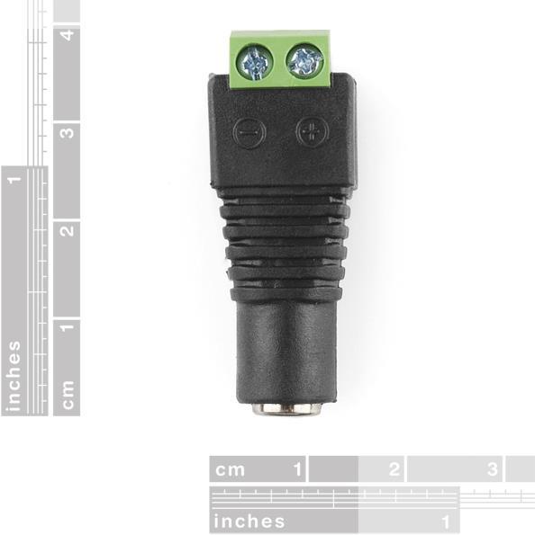 Actual product image SparkFun DC Power Adapter Female 2.1mm Female to Terminal Block