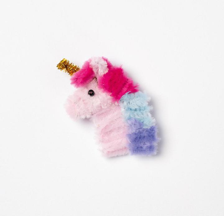 Actual product image Folia Pipe cleaner multicoloured chenille wire Unicorn Ø 8,0 mm 10 pcs. (0.50 m)