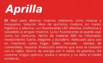 Valeurs nutritives et ingrédients Aprilla tueur d'insectes led