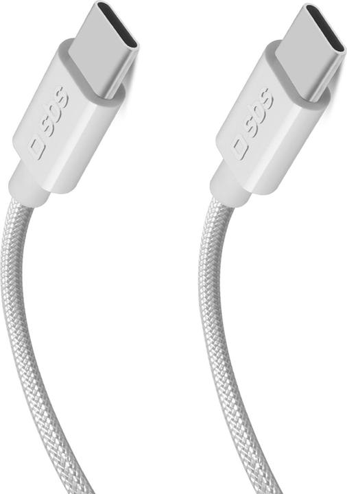 Produktbild SBS Gewebekabel mit USB-C-Steckern (2 m, USB 3.2 Gen 2)