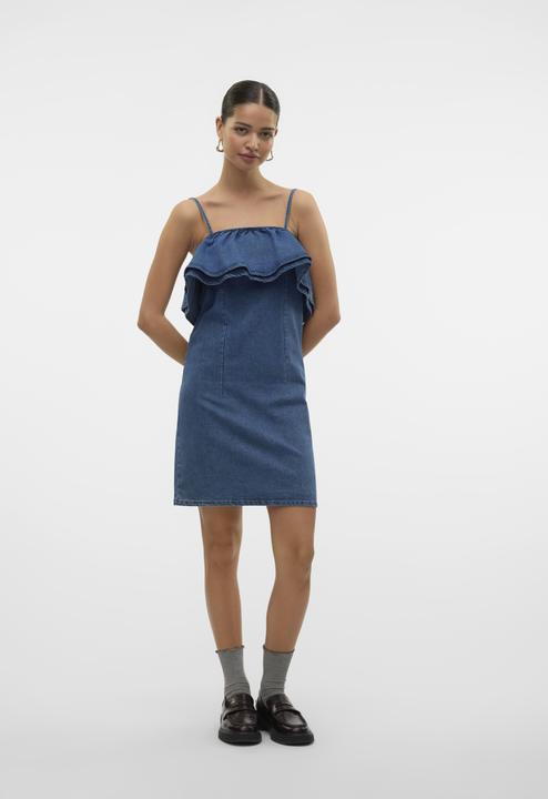 Actual product image Vero Moda VMANNY Kurzes Kleid Jeanskleid (L)