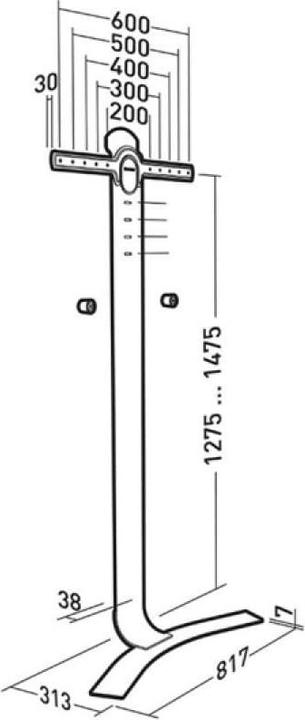 Produktbild Erard Standit 600 (Boden, 75", 45 kg)