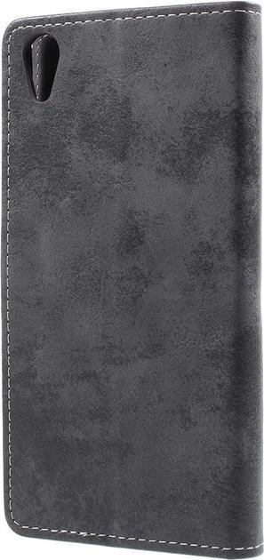 Produktbild MU Classic Leder Bookcover im Vintage Look (Xperia XA1 Plus)