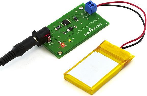 Immagine prodotto SparkFun Caricabatterie veloce LiPoly ingresso 5V (Componente di potenza)