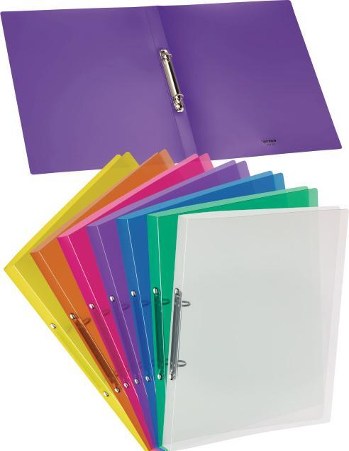 Actual product image Kolma Ring binder Easy A4 soft 2 rings filling height 1 cm orange (A4, 21 mm, 1 Piece)