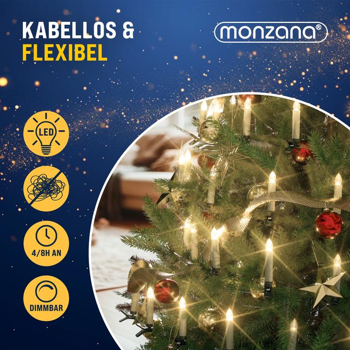 Immagine prodotto Monzana Candele per l'albero di Natale (1 x)