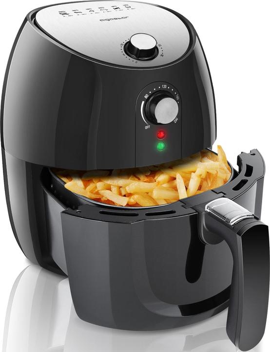 Immagine prodotto Aigostar Friggitrice ad aria 1500W 3.5L - meccanica a doppia pentola Nero VDE