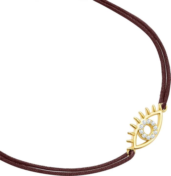 Immagine prodotto Glanzstücke München Bracciale da donna "occhio che vede" in argento - 34688 (22 cm, Argento)